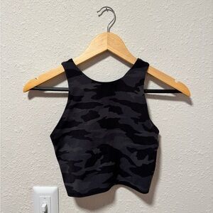 Athleta Camo Crop Tank/Bra